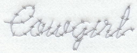 Cowgirl Barbed Wire