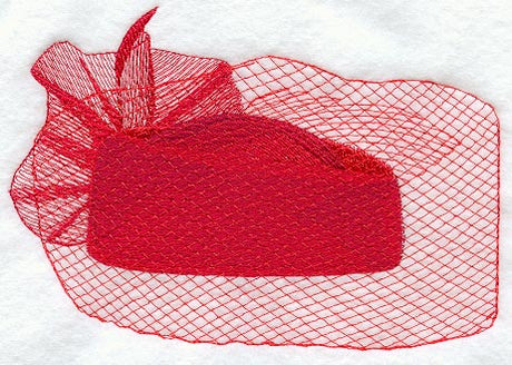Pillbox Hat & Netting