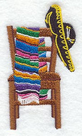 Sombrero & Serape w/ Chair