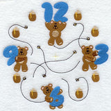Teddy Bear & Honeybee Clock