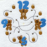 Teddy Bear & Honeybee Clock