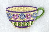 Floral Swirl Teacup
