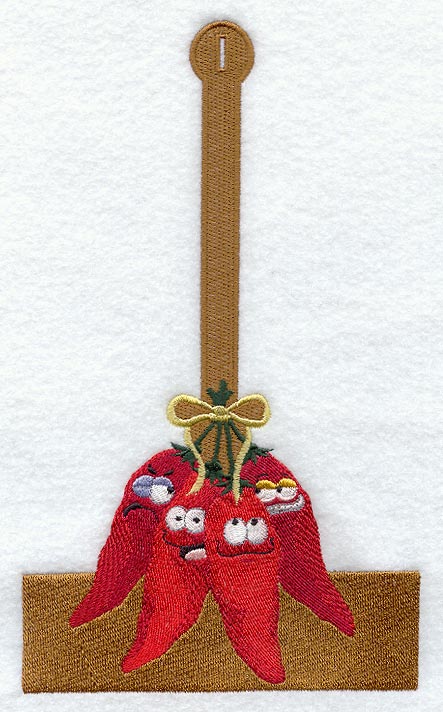 Comic Chili Pepper Towel Topper