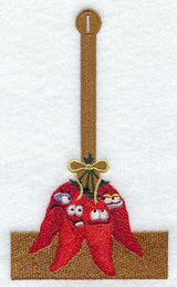Comic Chili Pepper Towel Topper