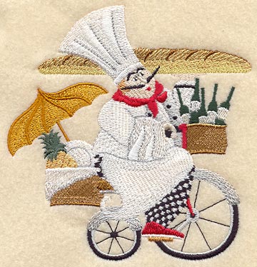 Chef on Bicycle
