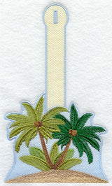 Palm Tree Towel Topper