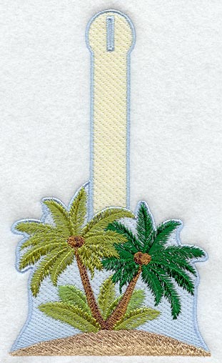 Palm Tree Towel Topper