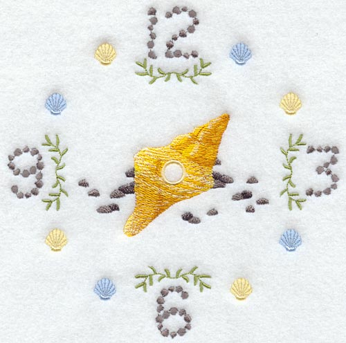 Seashell Clock