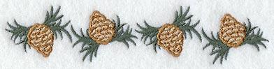 Wildlife Border (Pine Cones)