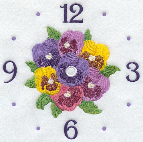 Pansy Clock