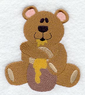 Teddy Bear & Honeypot