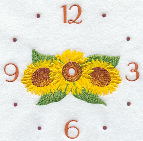 Sunflower Clock