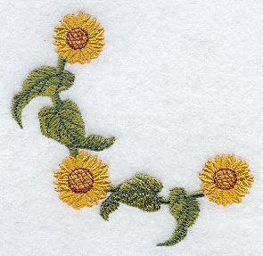 Sunflower Corner (Curved)