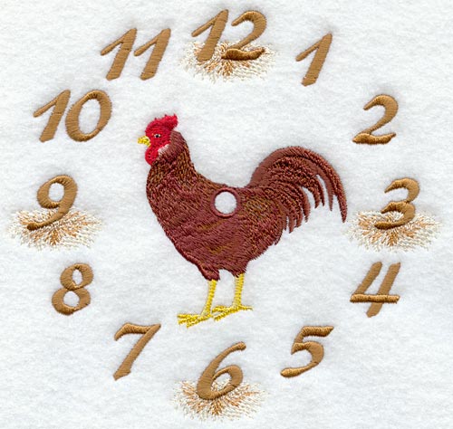 Rooster Clock