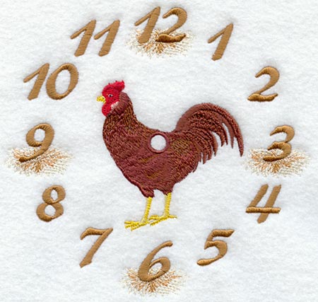 Rooster Clock