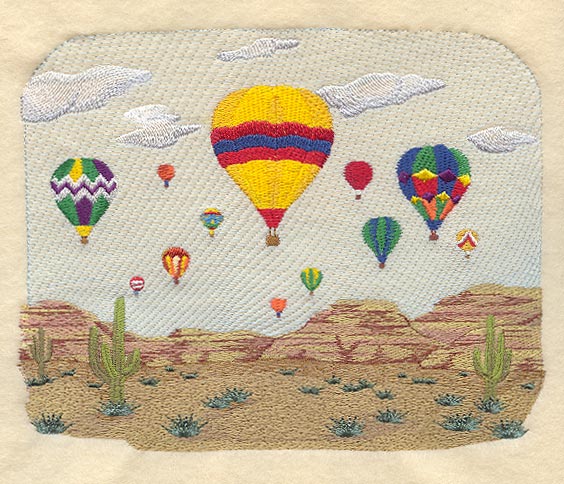 Hot Air Balloons & Desert