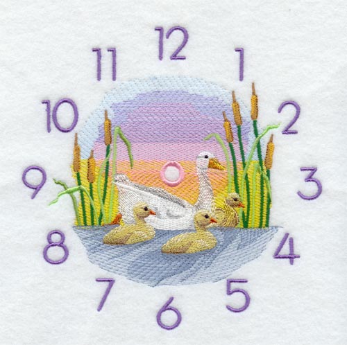 French Goose Clock
