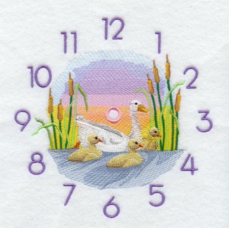 French Goose Clock