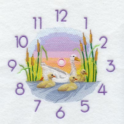 French Goose Clock