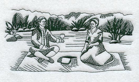 Picnic Scene (Toile)