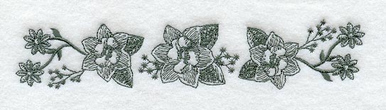 Floral Border (Toile)