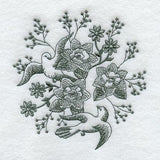 Flowers & Birds Design (Toile)