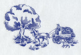 Horse & Cart Scene (Toile)