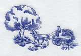 Horse & Cart Scene (Toile)