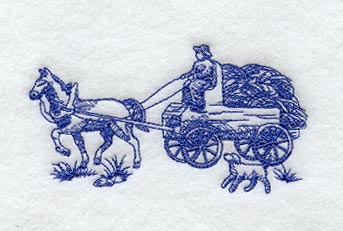 Horse & Cart (Toile)