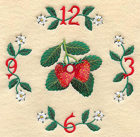 Strawberry Clock