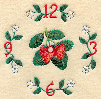 Strawberry Clock