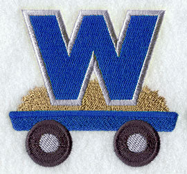 Tractor Letter W - 4 1/4 Inch