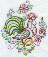 Plume-Tailed Rooster