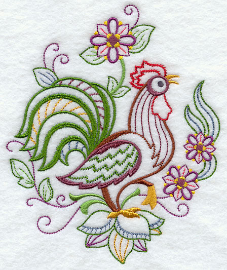 Plume-Tailed Rooster