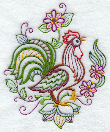 Plume-Tailed Rooster