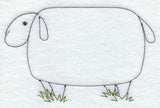 Country Sheep (Redwork)