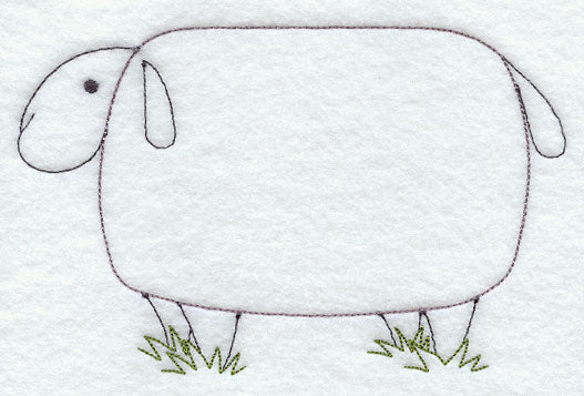 Country Sheep (Redwork)