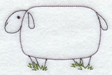 Country Sheep (Redwork)