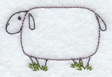 Country Sheep (Redwork)