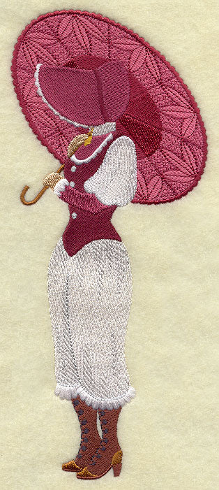 Umbrella Girl in Bloomers 1