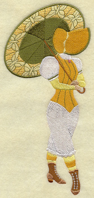 Umbrella Girl in Bloomers 2