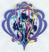 Spangled Lilies Silhouette