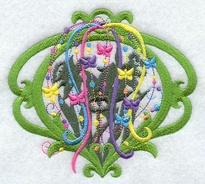 Spangled Daffodils Silhouette