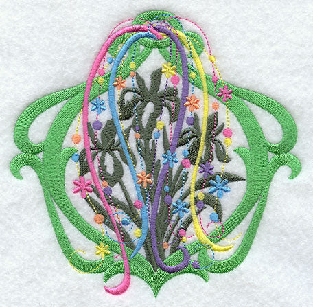 Spangled Irises Silhouette