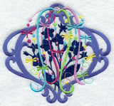 Spangled Forget-me-nots Silhouette