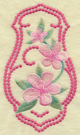 Peach Blossoms (Candlewicking)