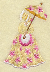 Umbrella Girl - Peach Blossoms