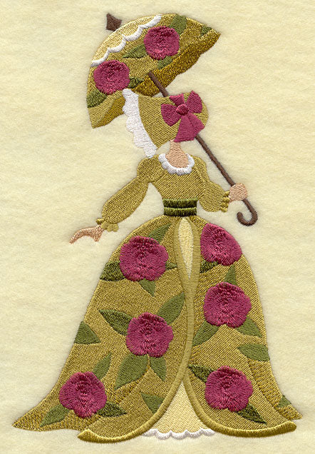 Umbrella Girl - Rose Blossoms