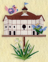 Globe Theater Birdhouse