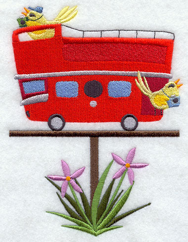 Double-Decker Bus Birdhouse